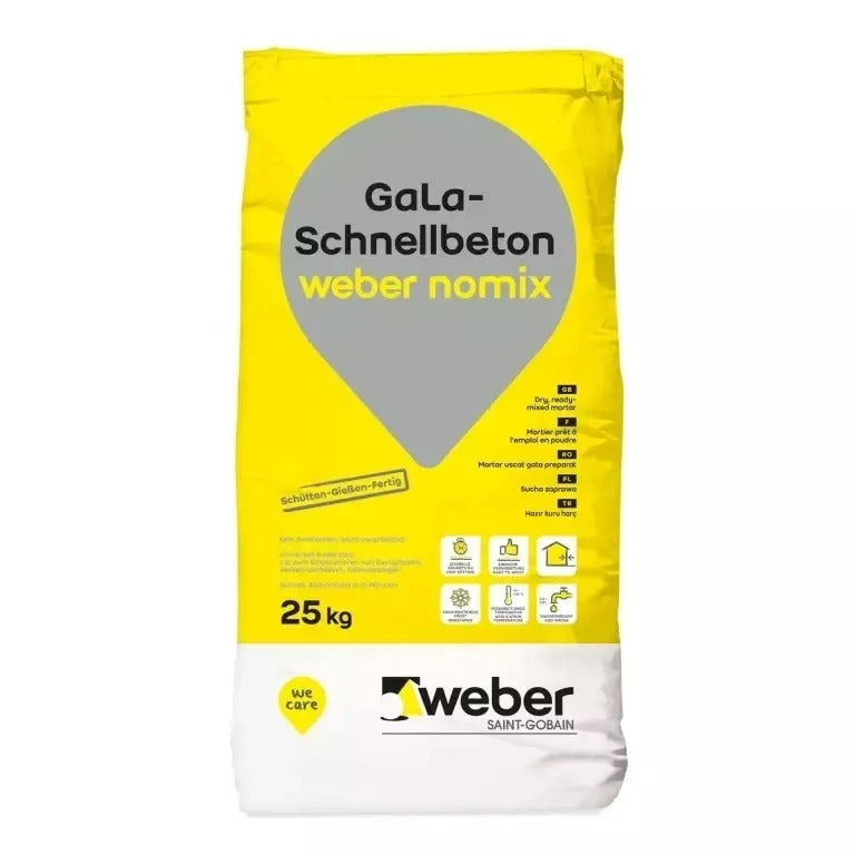 Spezialbeton für Zaunmontage